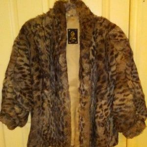 POLO NORTE FURS dyed Rabbit Jacket, VERY WARM!!